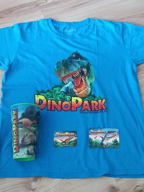 Dinopark darčekový set tričko magnetky pohár,