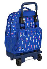 Safta školský batoh na kolieskach girls,