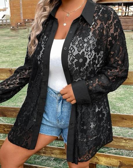 Nádherná cipkovana blúzka, xxl