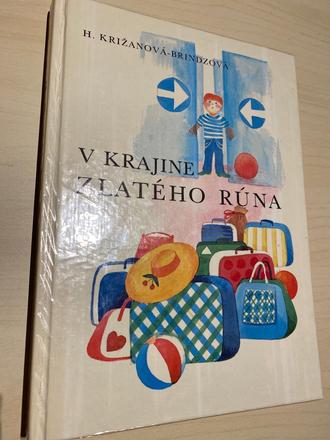 Retro stará kniha v krajine zlatého rúna,