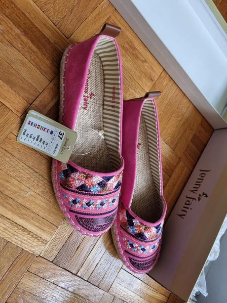 Predám ružové espadrilky, veľ 37, 37