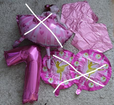 Balón 7,  hviezdy, pom pom 3x, 