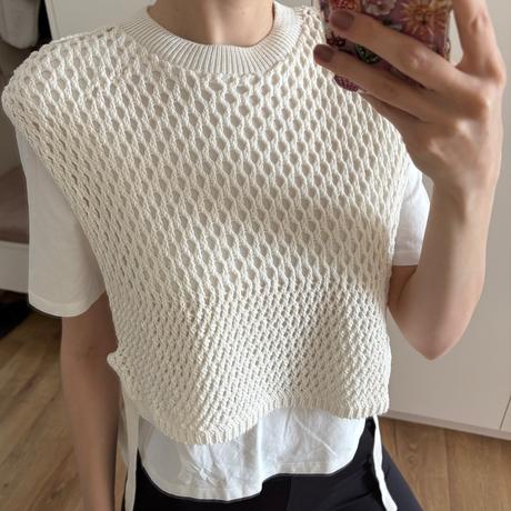 Tričko s pletenou vestou, zara,s