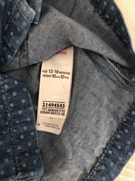 Riflové šaty na traky, 86