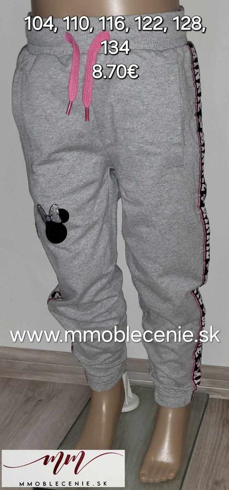 Tepláky minnie, disney,104 - 134