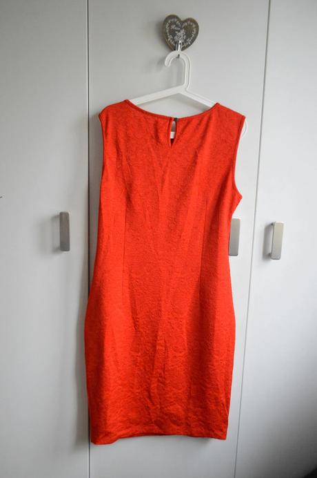 Vintage senzačné červené dámske šaty 42, xl