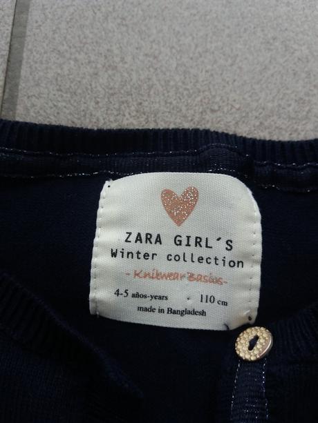 Dievčenský sveter zara č.110, zara,110