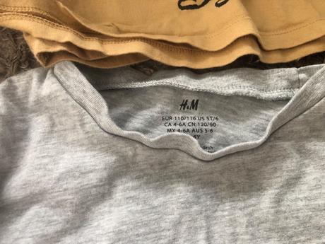 5ks triciek, h&m,110