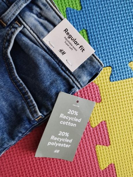 Riflové kraťasy, h&m,152