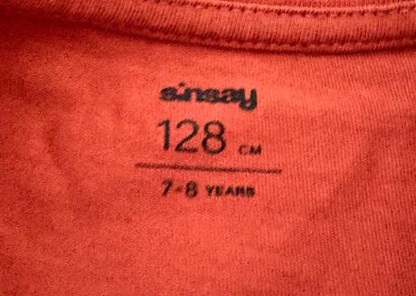 Tričko veľ. 122, sinsay,122