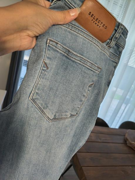 Selected femme svetlo modré skinny s, s