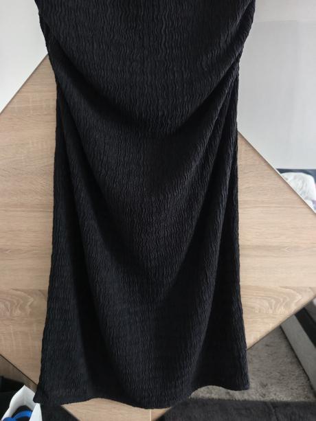 Vrúbkované dlhšie šaty, h&m,xl