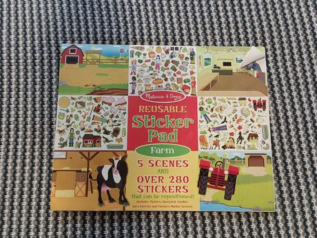 Znovu lepitelné nálepky farma,