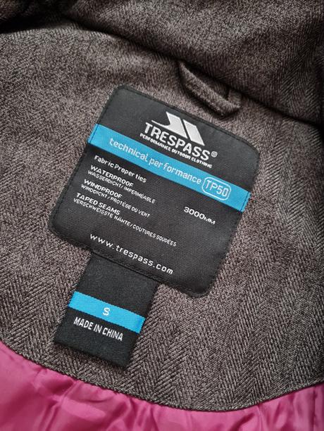 Damska zimna bunda trespass, s