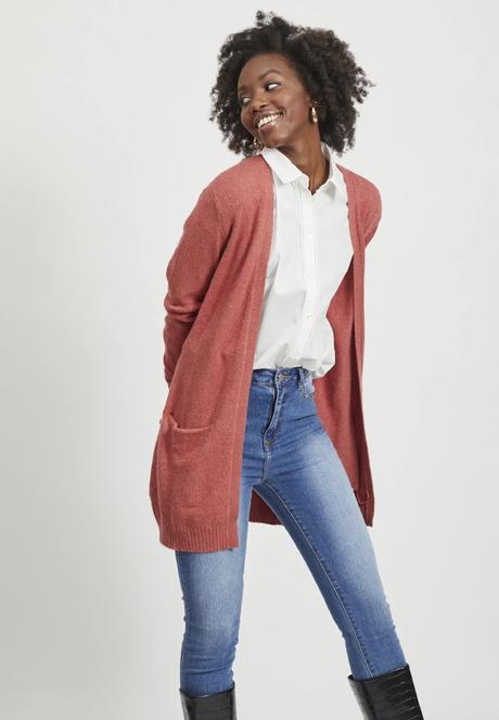 Dámsky kardigan vila - dusty cedar, s