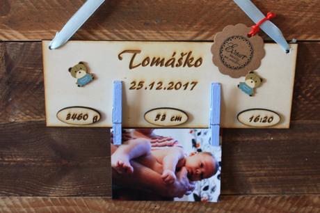 Tabuľka s údajmi o narodení , 