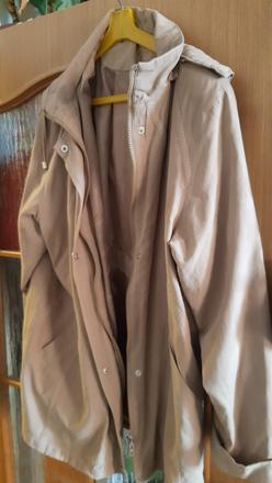 Predám bundu v bledohnedej farbe., xl