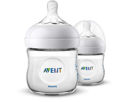 Avent scf030/27 detská fľaša natural 2x125 ml., 0m, avent