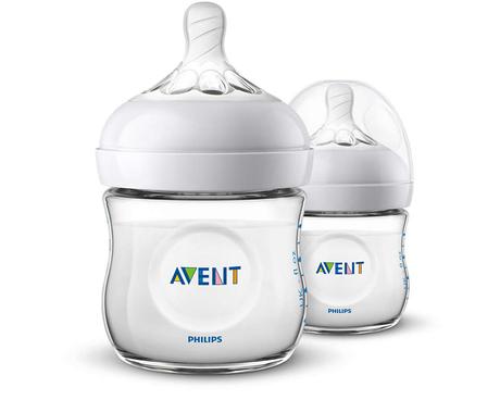 Avent scf030/27 detská fľaša natural 2x125 ml., 0m, avent