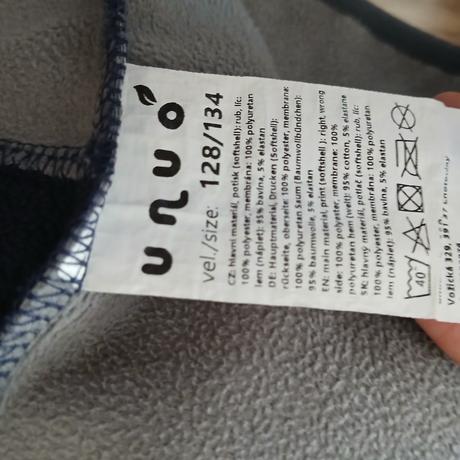 Softshellová bunda s fleesom, unuo,128