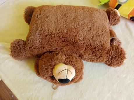 Plyšový medvedík - vankúš, mimoň k tomu, 