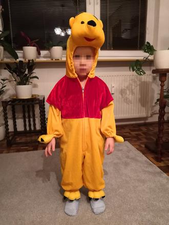 Kostým na karneval macko pu,