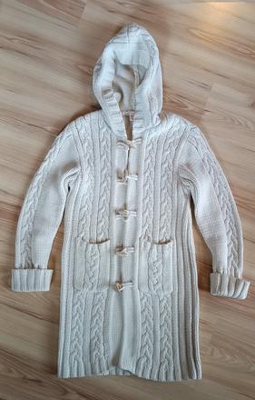 Dlhý biely next sveter na jar, next,116