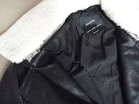 Dámska biker bunda -bershka -xs/s, bershka,xs