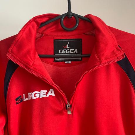 Červená sportovní mikina legea, m
