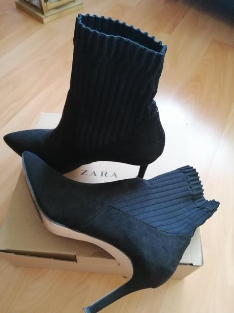 Čierne čižmy zara, zara,38