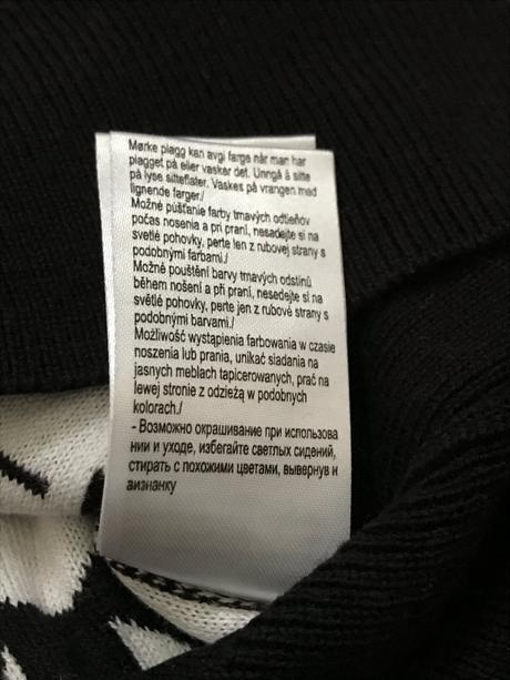 Dámsky elegantný čierno-biely sveter, 36