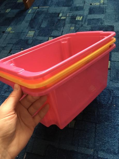 2x úložný box na hračky, kocky, lego a iné, 