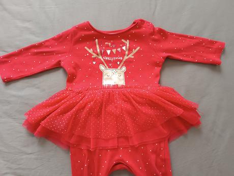 Vianočné dupačkošaty - moje prvé vianoce 3-6m., 68