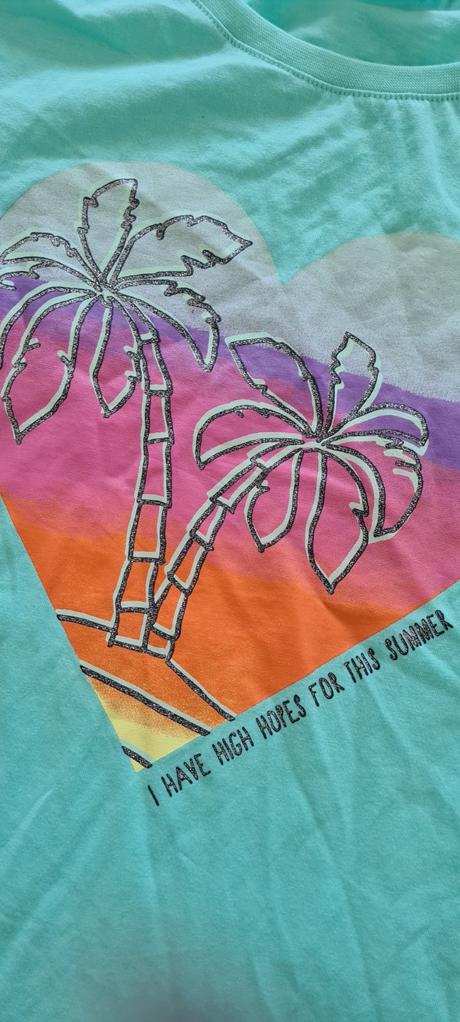 Tričko s palmami, c&a,158