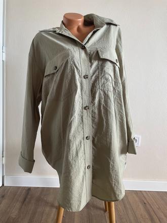 Bledo zelená košeľa h&m, xxl, h&m,xxl