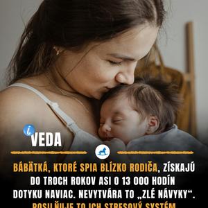 13 000 hodín dotyku: rozdiel, ktorý robí blízky spánok a dieťa je spokojné