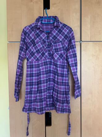 Predĺžená košeľa, s