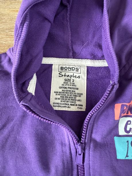 Tričko na zips s kapucňou bonds, 98