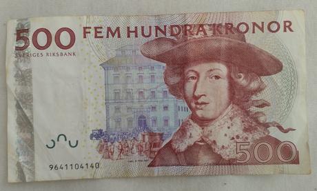 500 korún bankovka 2009 švédsko, 
