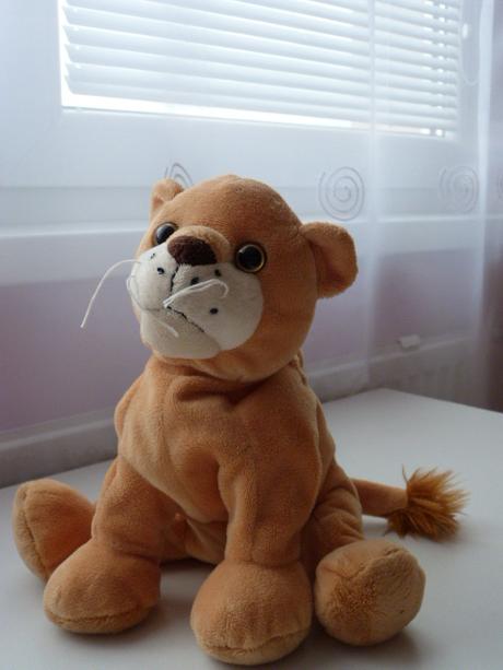 Vak plyšová levica nala z leví kráľ- 30cm, 