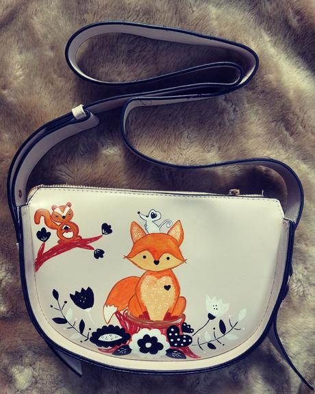 Damska malovana kabelka, 