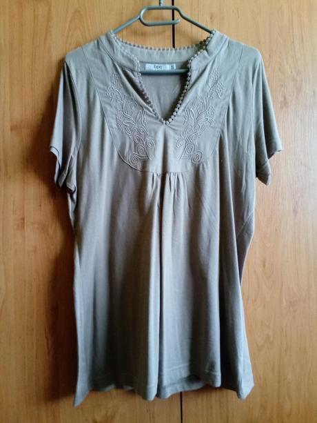 Olivová tunika, bonprix,42