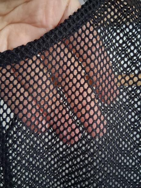 Sieťované tričko, mango,m