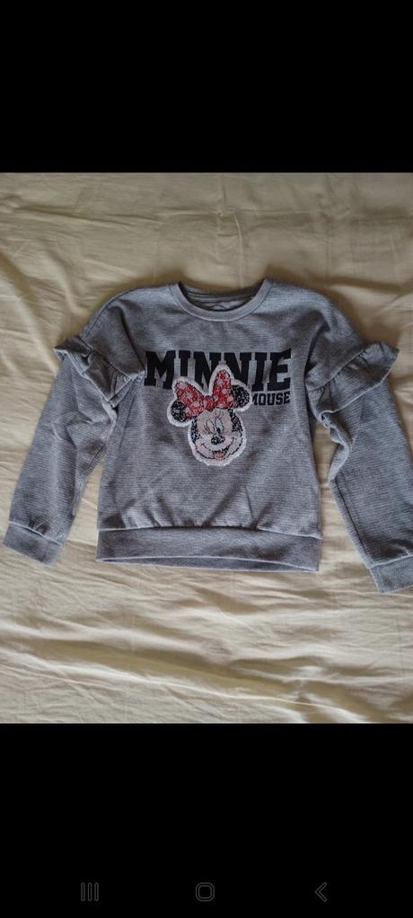 Mikina minnie s pretacacimi flitrami, c&a,116