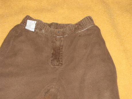 Menžestrové podšívané nohavice, 110