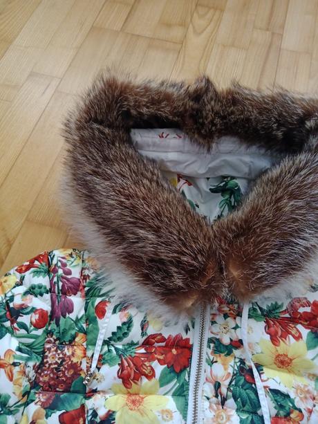 Zimná bunda s kožušinou, xs