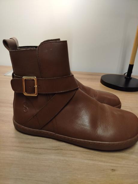 Shapen barefoot členkové čižmy divine brown, 38