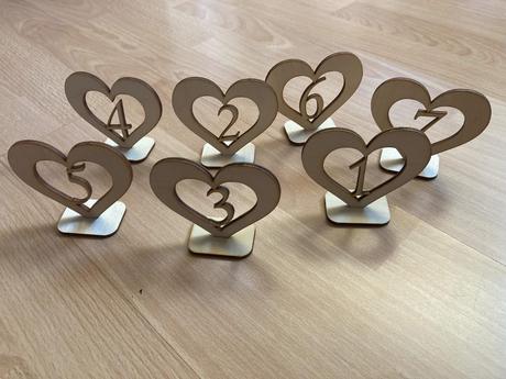 Číslovania na stoly, 