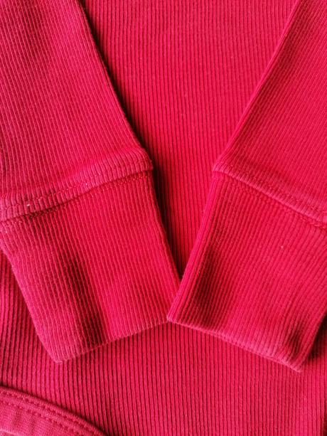 Bordový vrubkovany kompletik, lindex,74