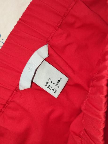 Krásne červené šaty, h&m,xs